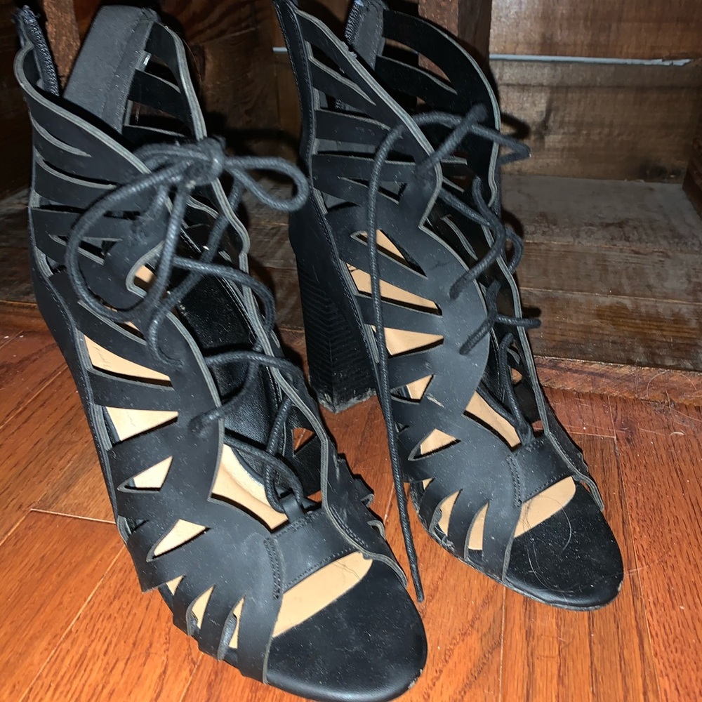 Black Sandal Heels